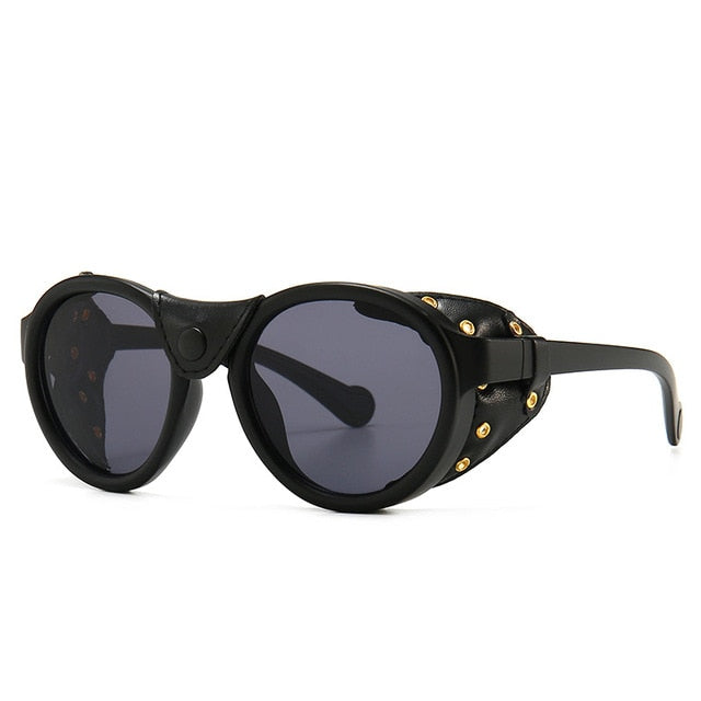 Steam Punk Oval Windproof Goggle Sunglasses Men Women