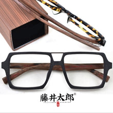 Load image into Gallery viewer, TARO FUJII Spectacle Frame Eyeglasses Men Women Retro Acetate Computer Optical Clear Lens Eye Glasses Frame Male Female FT455A
