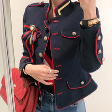 Load image into Gallery viewer, Fashion Women OL Korean Vintage Coat Button Suit Comfortable High Quality Outerwear Female Cute Work Style Jacket Streetwear
