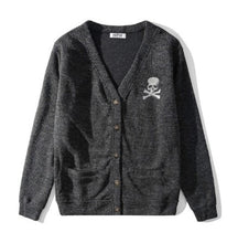Load image into Gallery viewer, Man Luxury Winter Mastermind Gentleman Skull Monster Knit Casual Sweaters Cardigans
